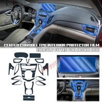 precut interior center console transparent tpu clear paint protective film anti scratch repair film for acura rdx 2019 2022