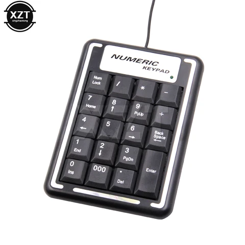 USB проводная цифровая клавиатура 19 клавиш