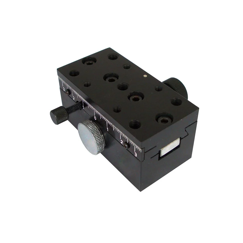 

Msl-t50h helical gear ruler manual translation table dovetail displacement table stroke 50 bearing capacity large sliding table