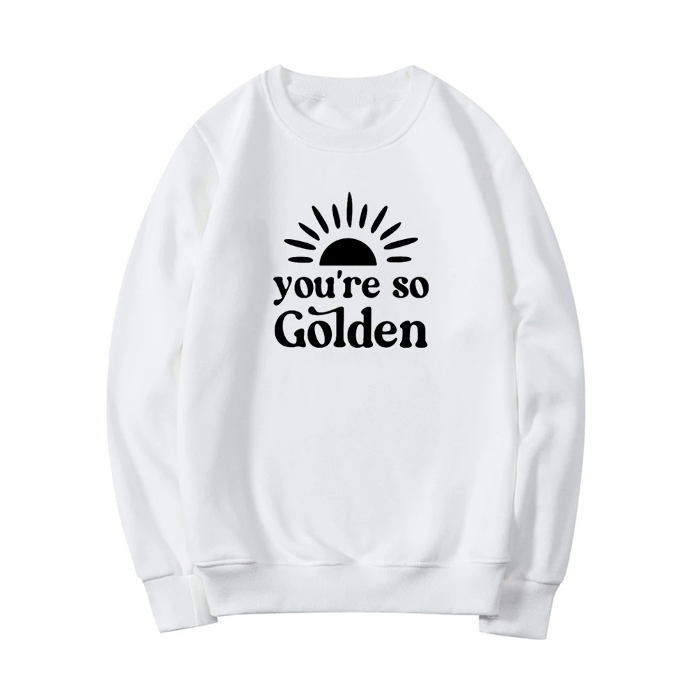 

You're So Golden Sweatshirt HS Fine Line Pullover Fans Gift Sweatshirt Unisex Crewneck Sweatshirts Streetwear Women Tops Hoodies
