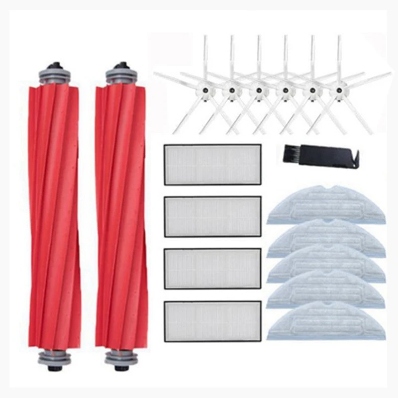 

Main Brush Hepa Filter Mopping Cloth Side Brush For Xiaomi Roborock S7 T7S T7plus Mopping Rag Cloth Spare Parts