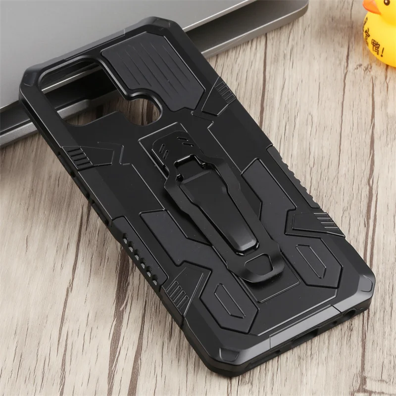 shockproof phone cases for infinix smart 6 hot 11s 10s note 10 pro case magnetic belt clip rugged hybrid stand cover free global shipping