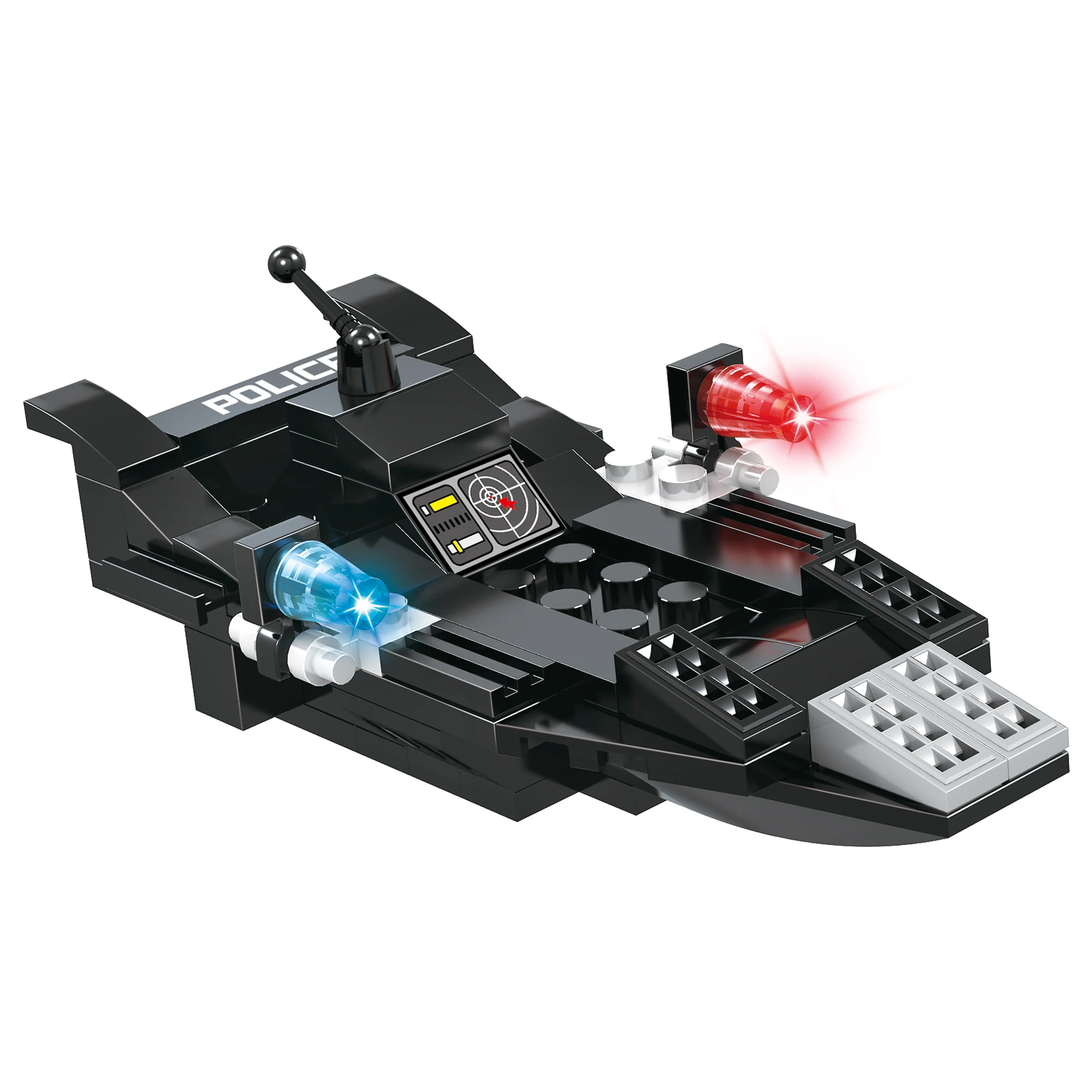 Детский конструктор COGO полицейский грузовик корабль игрушки для детей