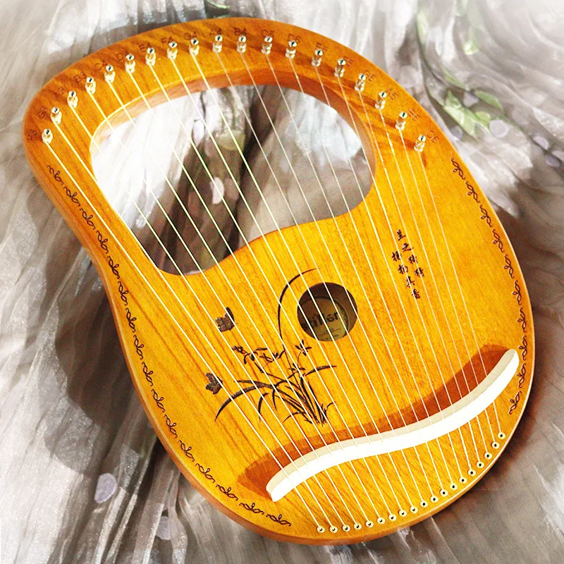 19 Strings Harp Music Instrument Kids Gift Miniature Portable Music Box Harp Wooden Pipa Tradit Intrumentos Musicais Music Items enlarge