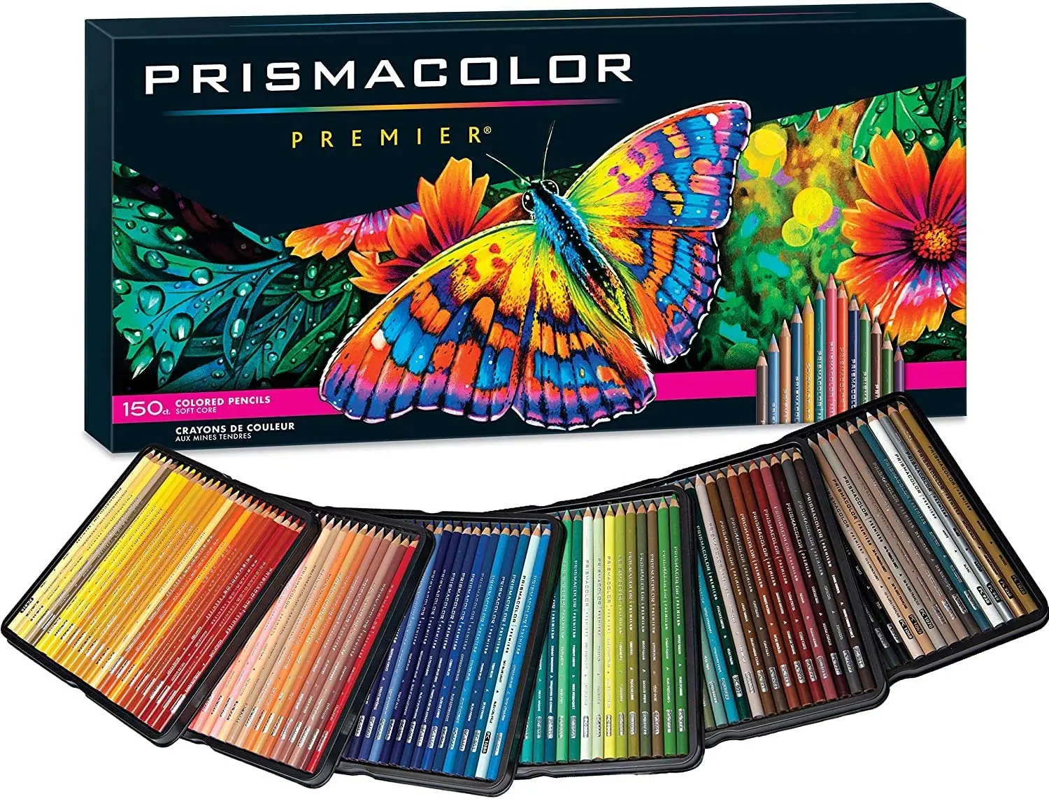 Soft Thick Core Lightfast 12/24/36/48/72/150 Colors Drawing 