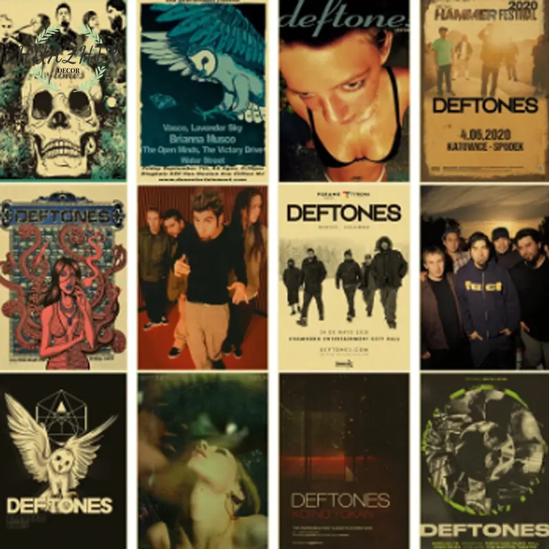 

Retro Band Posters Kraft Paper Print Singer Vintage Home Room Living Room Bedroom Cafe Bar Art Wall Decor Aesthetic Painting