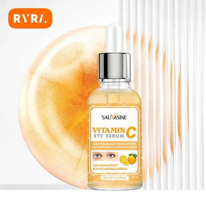 

Vitamin C Remove Dark Circles Eye Serum Eye Bags Lift Firm Brightening Eye Cream Hyaluronic Acid Anti-Wrinkle Massage Eyes Care