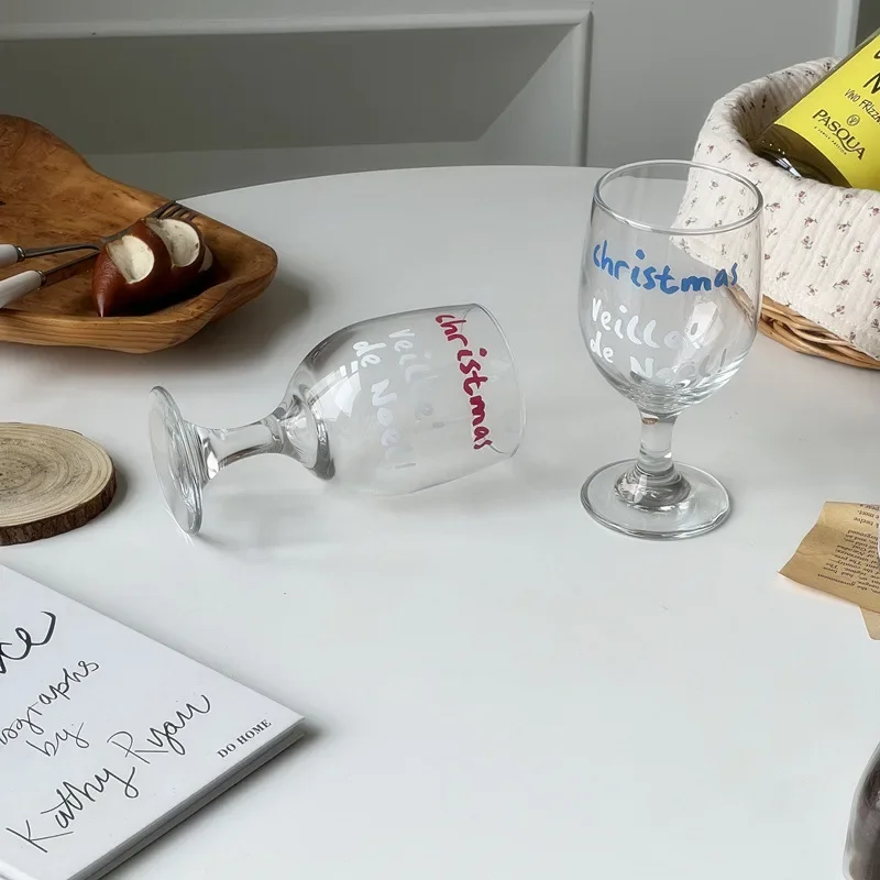 Рождественский бокал домашняя винная кружка термостойкий чашка для воды пива