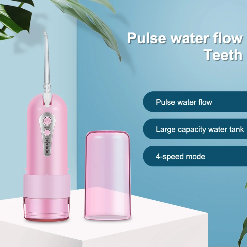 Портативный Электрический ирригатор для полости рта Waterpulse семейный чистки зубов