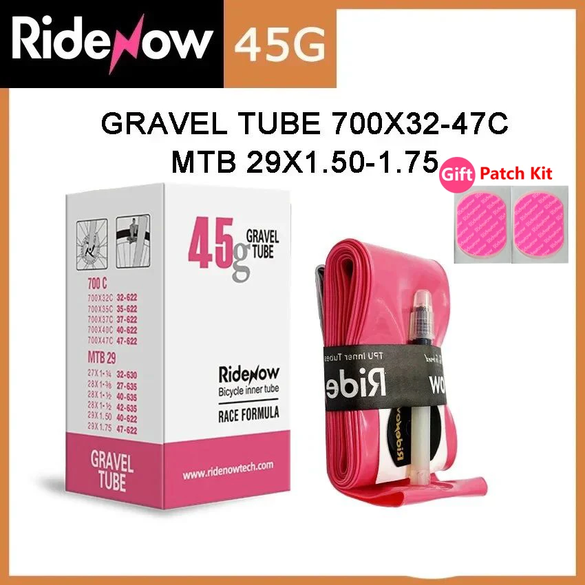 Велосипедная Камера RideNow Из ТПУ Для Шоссейного Велосипеда Гравийная Трубка 29