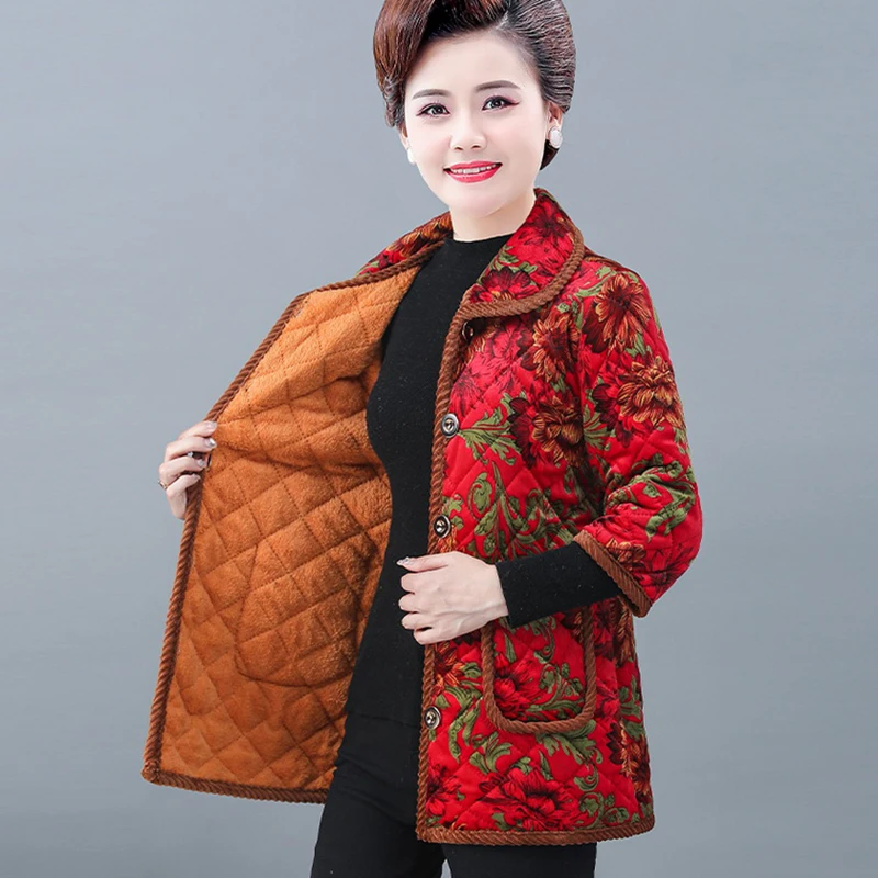 Женский жилет среднего возраста куртки новинка Осень-зима вельветовое теплое