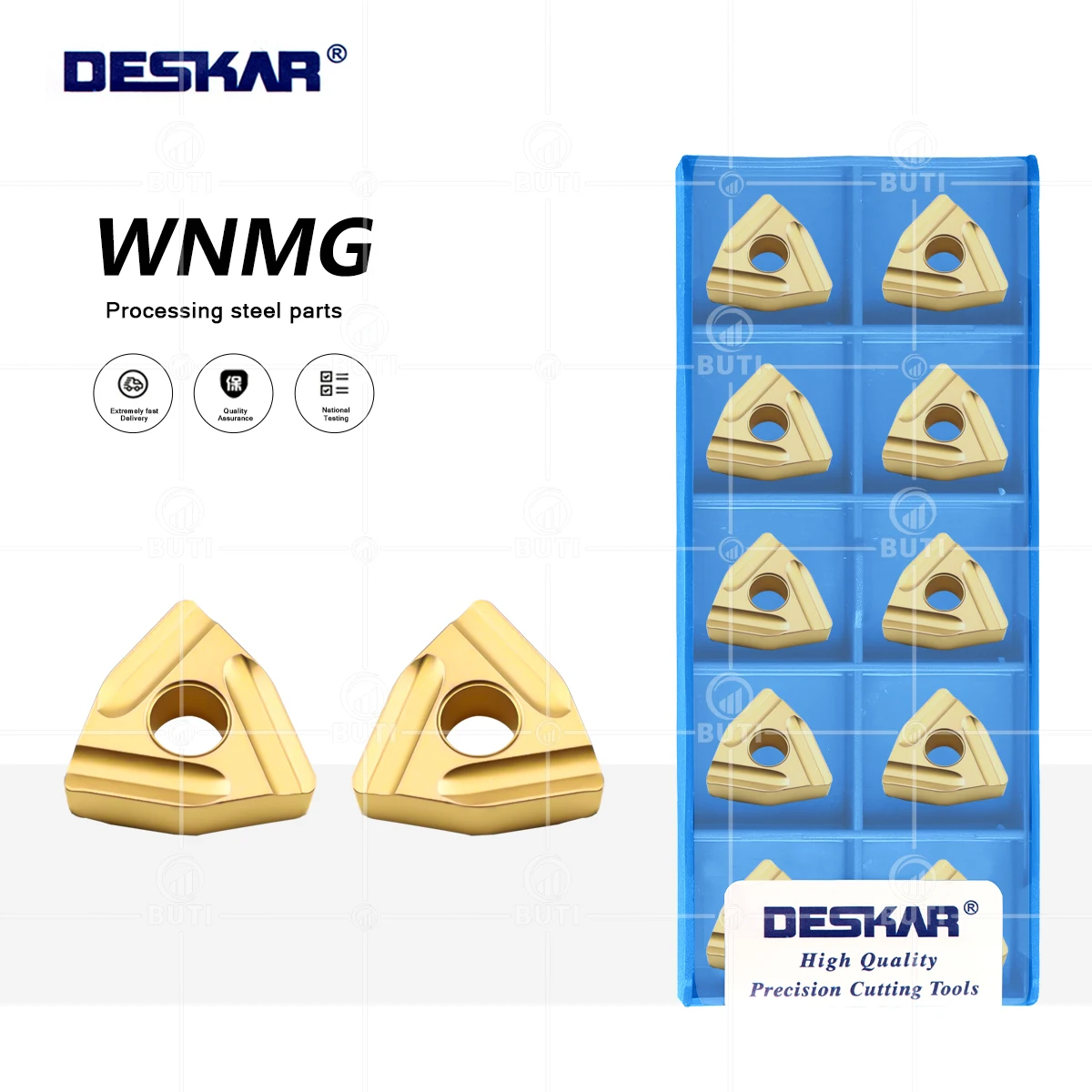 

DESKAR WNMG 080404 WNMG 080408 R WNMG 080408 L S LF9018 100% оригинальные карбидные вставки наружного круга, токарные инструменты, обработка стальных деталей