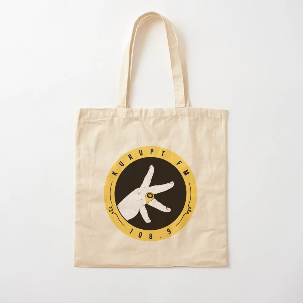 KURUPTFM KURUPT FM 108.9 Tote Bag Сумки на заказ Сумка-шоппер Холщовая большая сумка