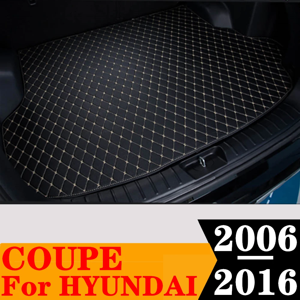 

Автомобильная подкладка для багажника Sinjayer, подкладка для багажника для любой погоды, плоская подкладка для груза, чехол для HYUNDAI Coupe 2006 07-2016