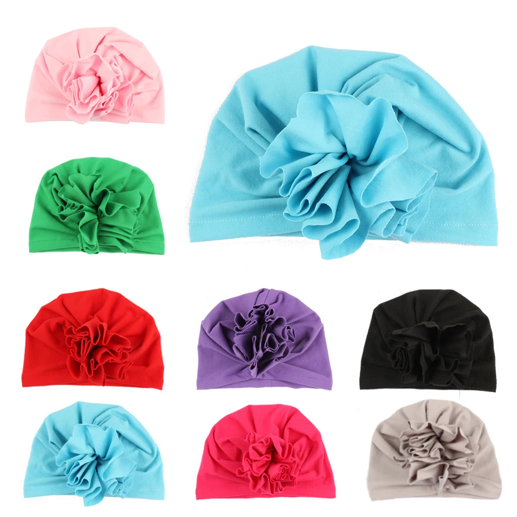 

Милые детские шапки с цветами, шапки для новорожденных мальчиков и девочек, зимние теплые мини шапочки, шапочки, тюрбан, шапка