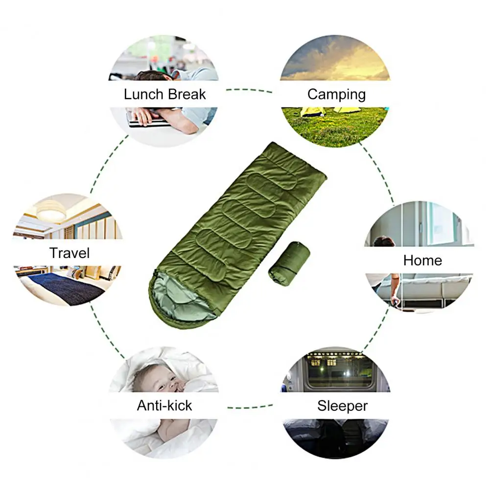 

Водонепроницаемый утепленный спальный мешок для улицы с эластичным шнуром