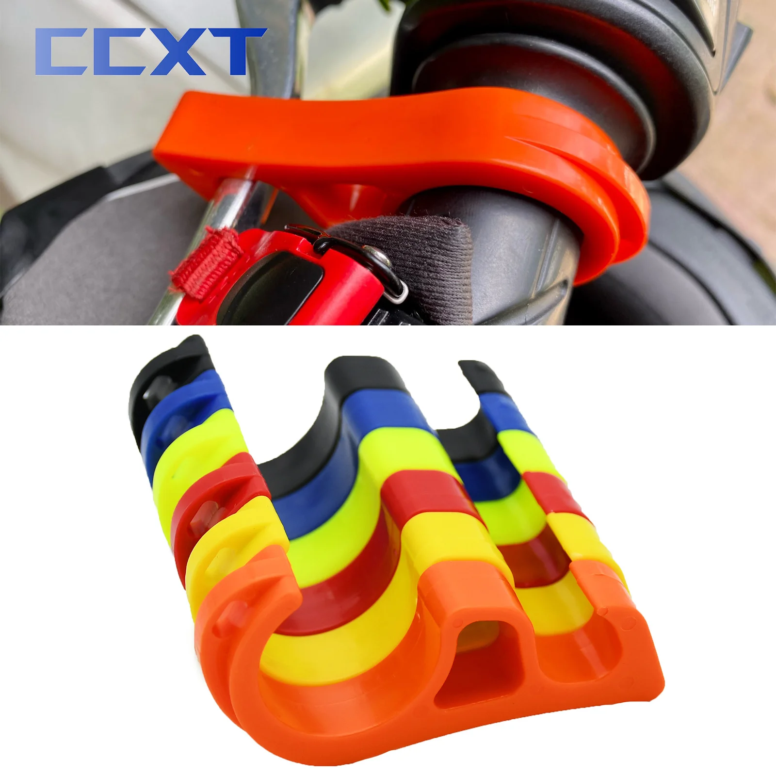 Motorcycle Brake Hook Parking Safety Lock Bicycle Ramp Parki