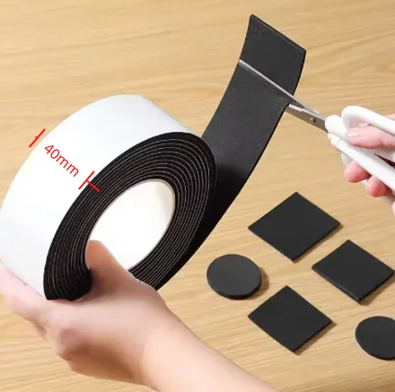 

5 м фетровые подушечки для ножек стула, самоклеящаяся противоскользящая мебельная раздвижная полоса, коврик для защиты от царапин на полу, износостойкие наклейки