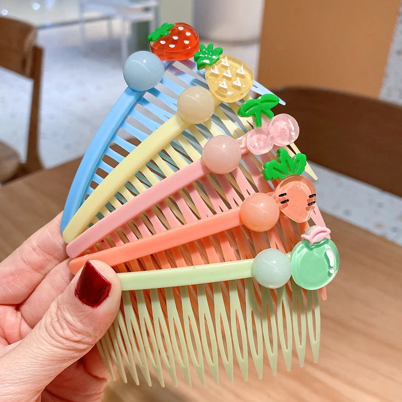 

Детская расческа для волос, челка, расческа для волос со сломанными волосами, не повреждает волосы, вставляемая расческа, милая мультяшная ш...