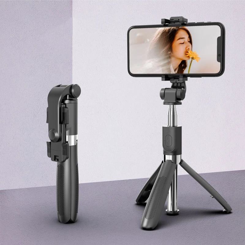 

L01S Wireless Bluetooth Selfie Stick Foldable Mini Tripod Selfie Stick With Tripod Foldable Monopods Remote Control For Phone