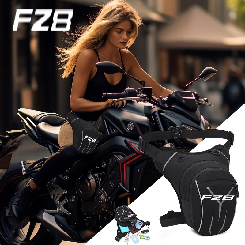 

For Yamaha FZ8 FZ 8 FAZER 2010-2014 2013 2012 2011 Motorcycle Waterproof Drop Waist Leg Bag Thigh Belt Hip Bum Military Tactical
