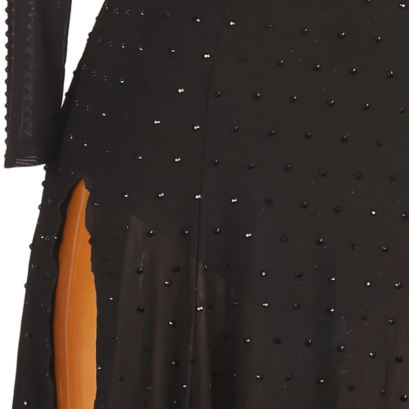 Новинка Платье для латиноамериканских танцев выступлений Женская юбка взрослых