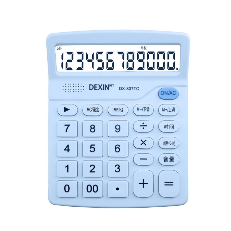 

Battery +Solar Dual Power Calculator Large Screen Financial Accounting Tools
