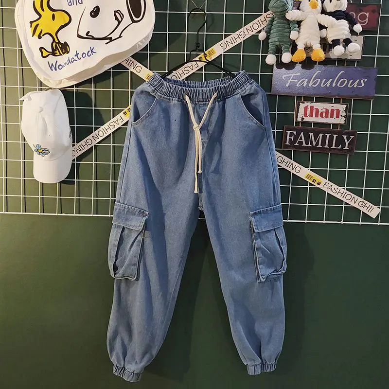 

Korean Fashion Hip Hop Plus Size Harem Pants Jeans 2022 Spring Denim Casual Jogging Pants For Men Streetwear Kpop Baggy Joggers