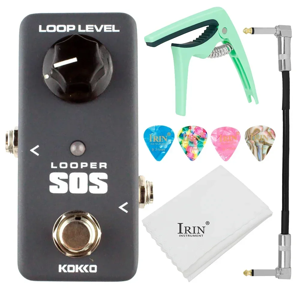 Педаль Looper KOKKO для электрогитары мини-педаль аксессуары бас-гитары записывающие