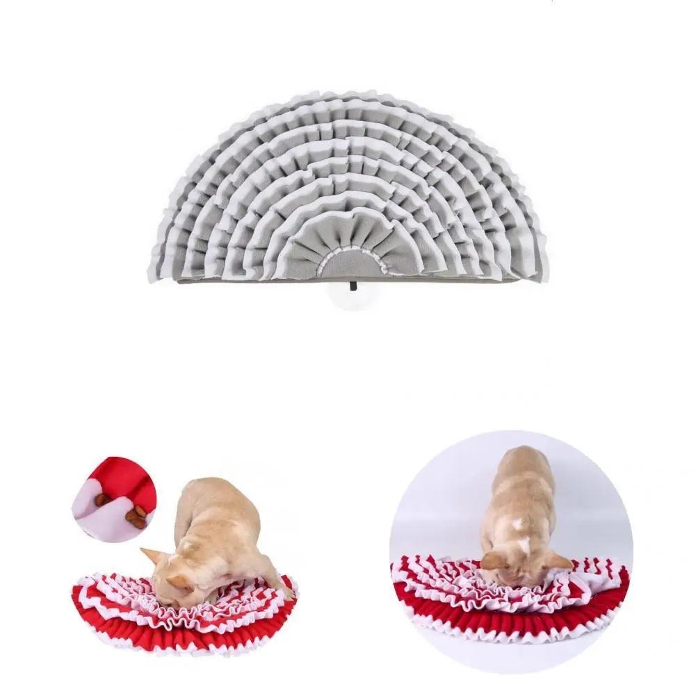 

Thick Excellent Dog Slow Food Exercising Feeding Mat Bright Color Dog Sniffing Toy Washable for Indoor
