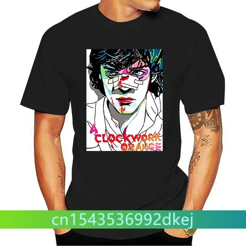 

GEV JT KBM A CLOCKWORK ORANGE T-shirt Top Lycra Cotton T shirt New DIY Style