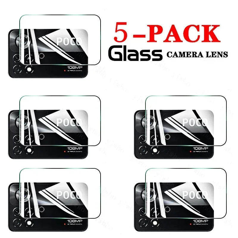 

4PCS Camera Lens Protector for Xiaomi Poco X4 M4 Pro Pocco Poko Little X F M 3 X3 NFC GT M3 F3 5G X4pro X4 Nfc Protective Glass