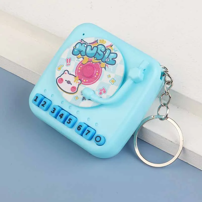 Новинка мини-граммофон ручной музыкальный электронный пианино со звуком детская