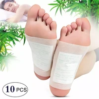 10 pcspack detox foot patches pads weight loss slimming cleansing herbal body health adhesive pads remove toxin foot care