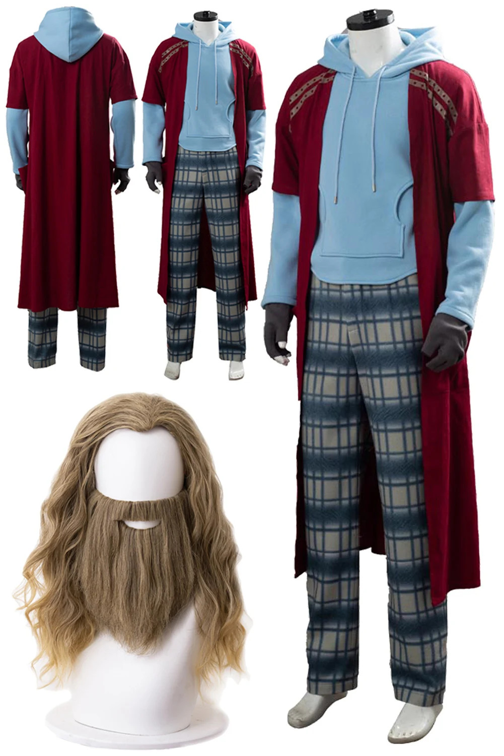 Парик для косплея Тора Fat Decadent фантастический парик из фильма Финал маскировка