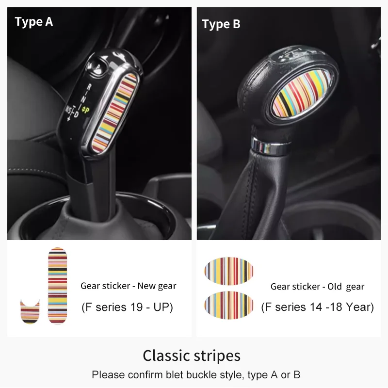 

Автомобильные наклейки на крышку переключения передач для MINI Cooper JCW F56 F55 F54 F57 F60 Countryman Clubman, аксессуары для интерьера автомобиля