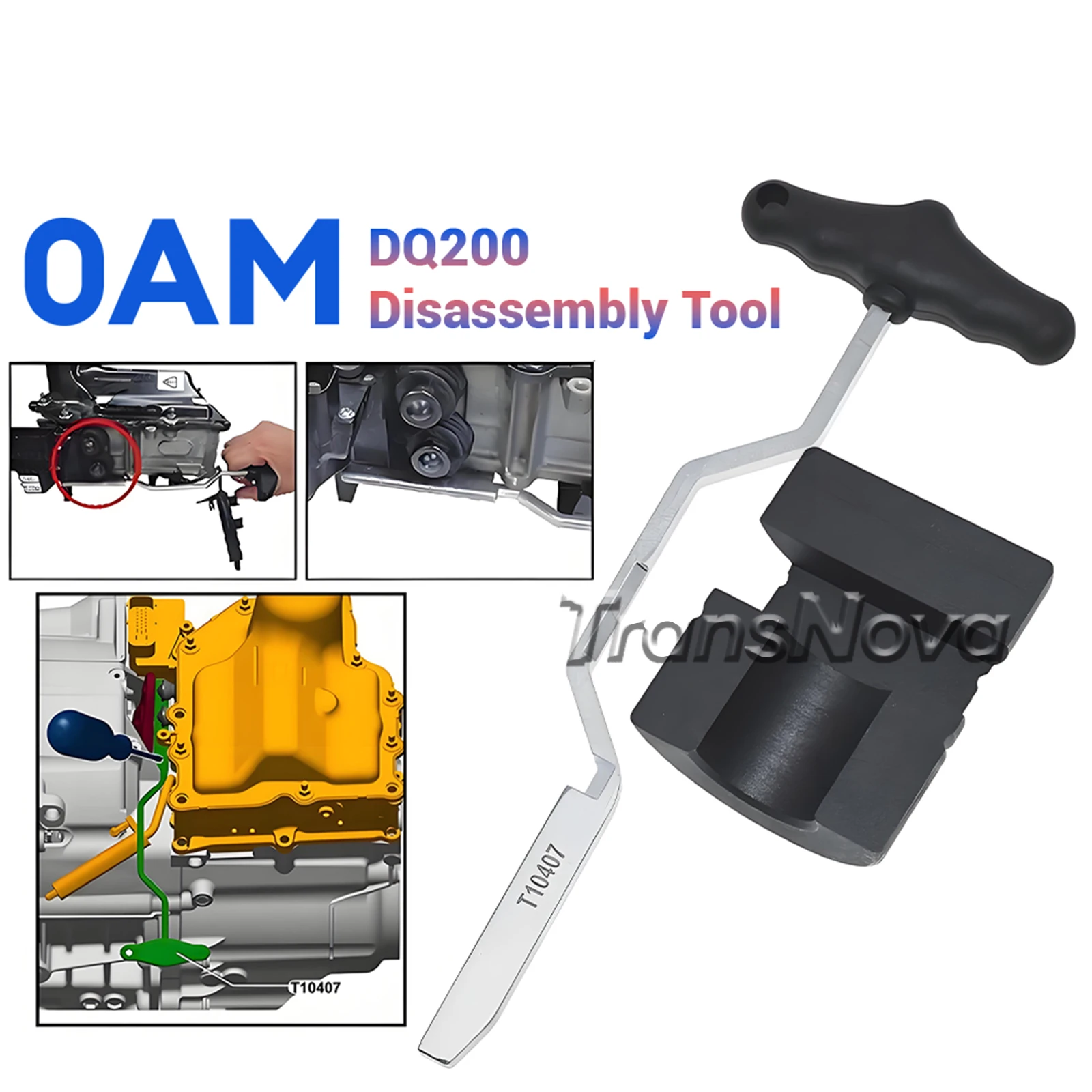 

Инструмент для разборки и установки клапанного блока и компьютерного модуля трансмиссии TransNova DQ200 0AM DSG, 7-ступенчатая, для AUDI, VW, SKODA