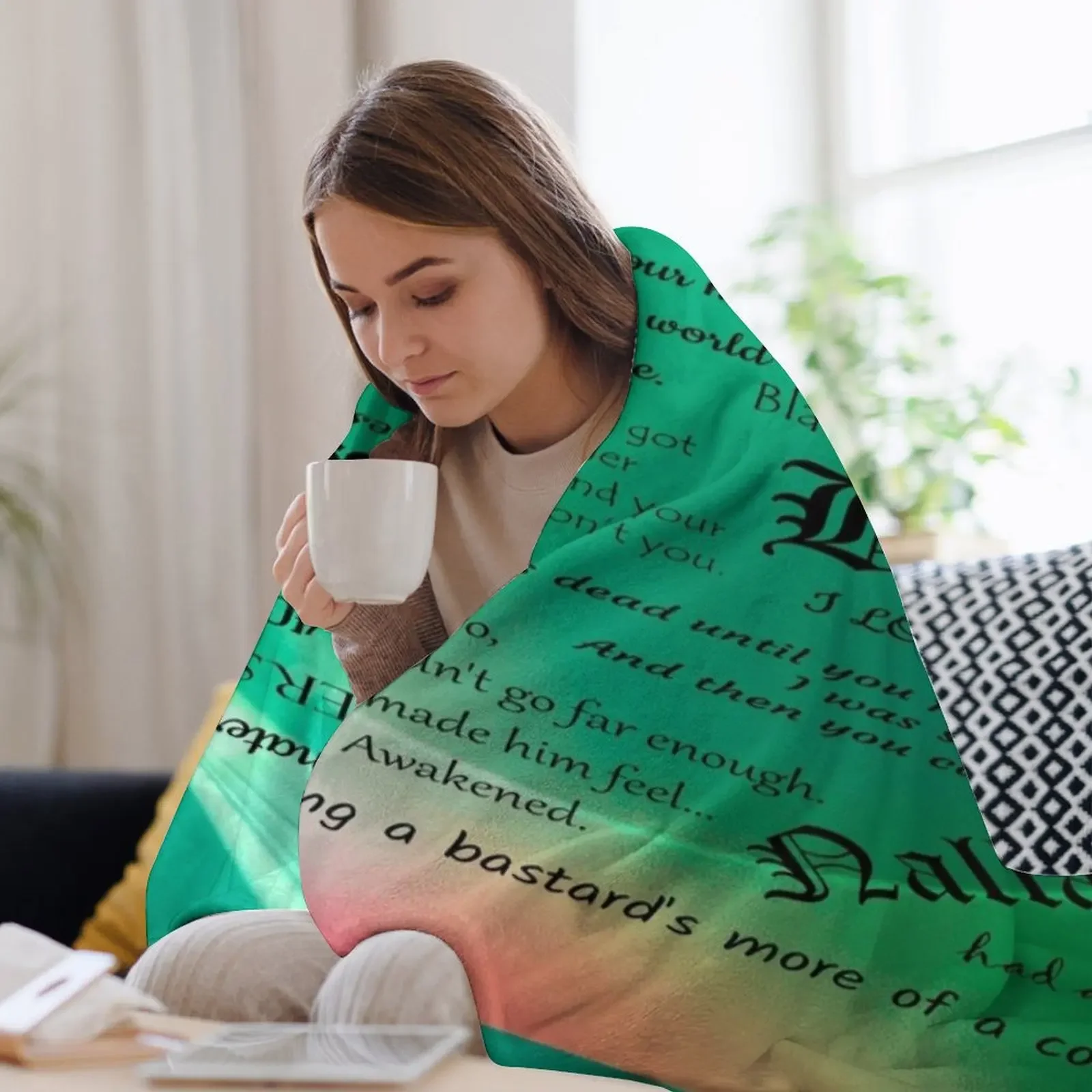 Фланелевое одеяло Zsadist Bella Black Dagger Brotherhood