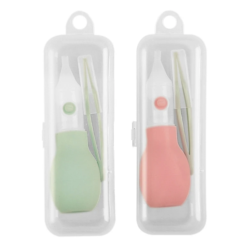 

Silicone Baby Nasal Aspirator Safe Baby Nose Cleaner Easy-Squeeze Nose & Ear Lightweight for Newborn Toddlers