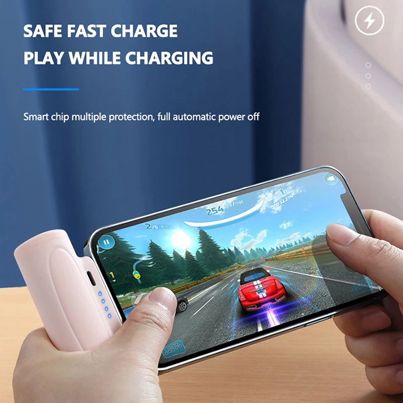 Компактный внешний аккумулятор на 5000 мА · ч портативный для iPhone Huawei Samsung Xiaomi