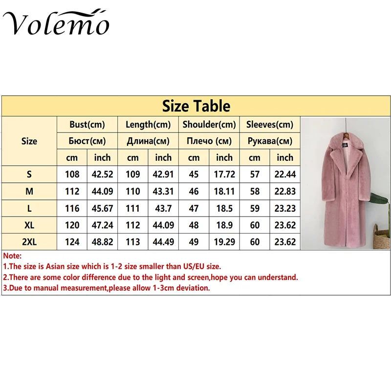 Winter Women High Quality Faux Rabbit Fur Coat Luxury Long Fur Coat Loose Lapel OverCoat Thick Warm Plus Size Female Plush Coats