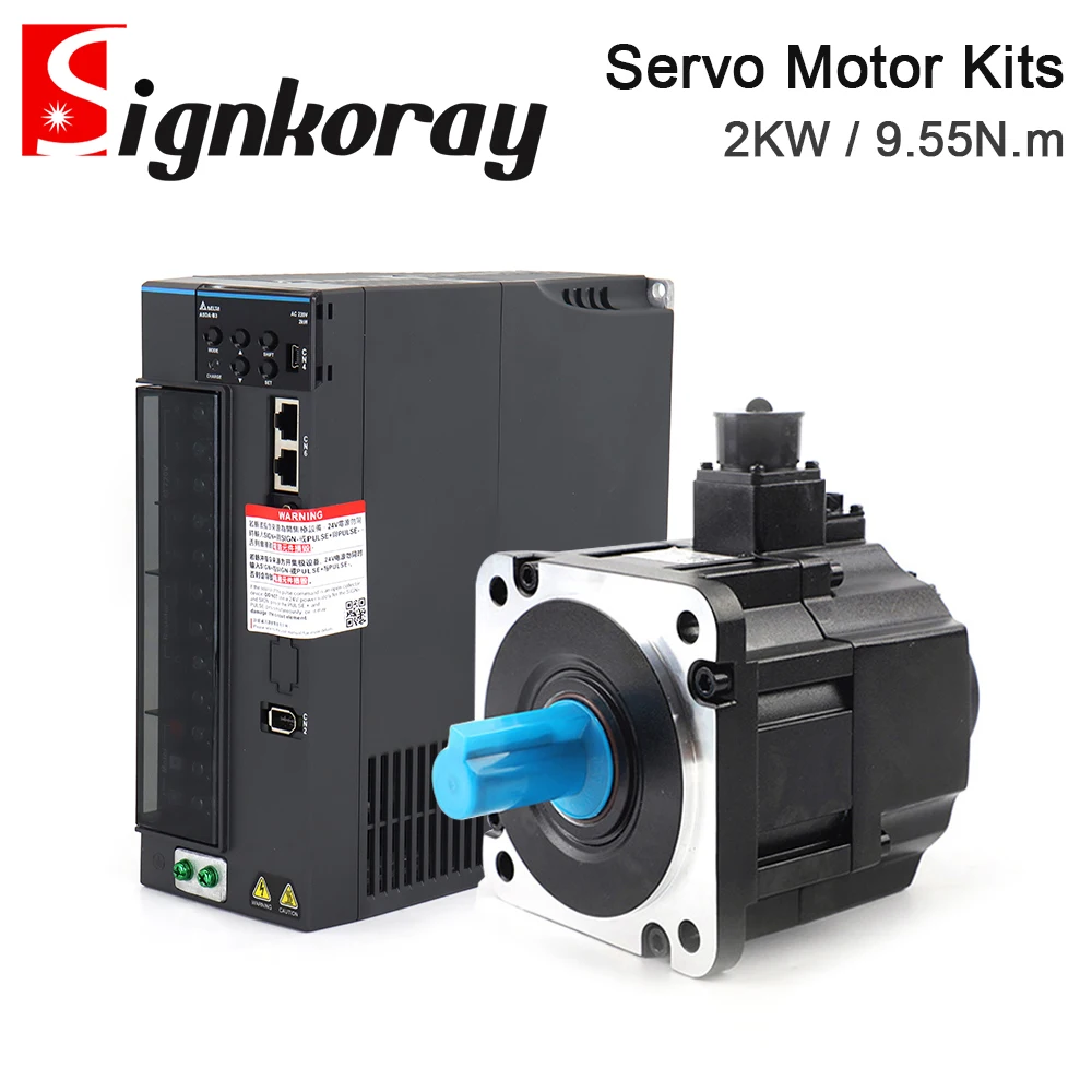 Комплекты драйверов серводвигателя переменного тока SignkoRay Delta 2 кВт 9 55 Нм 2000