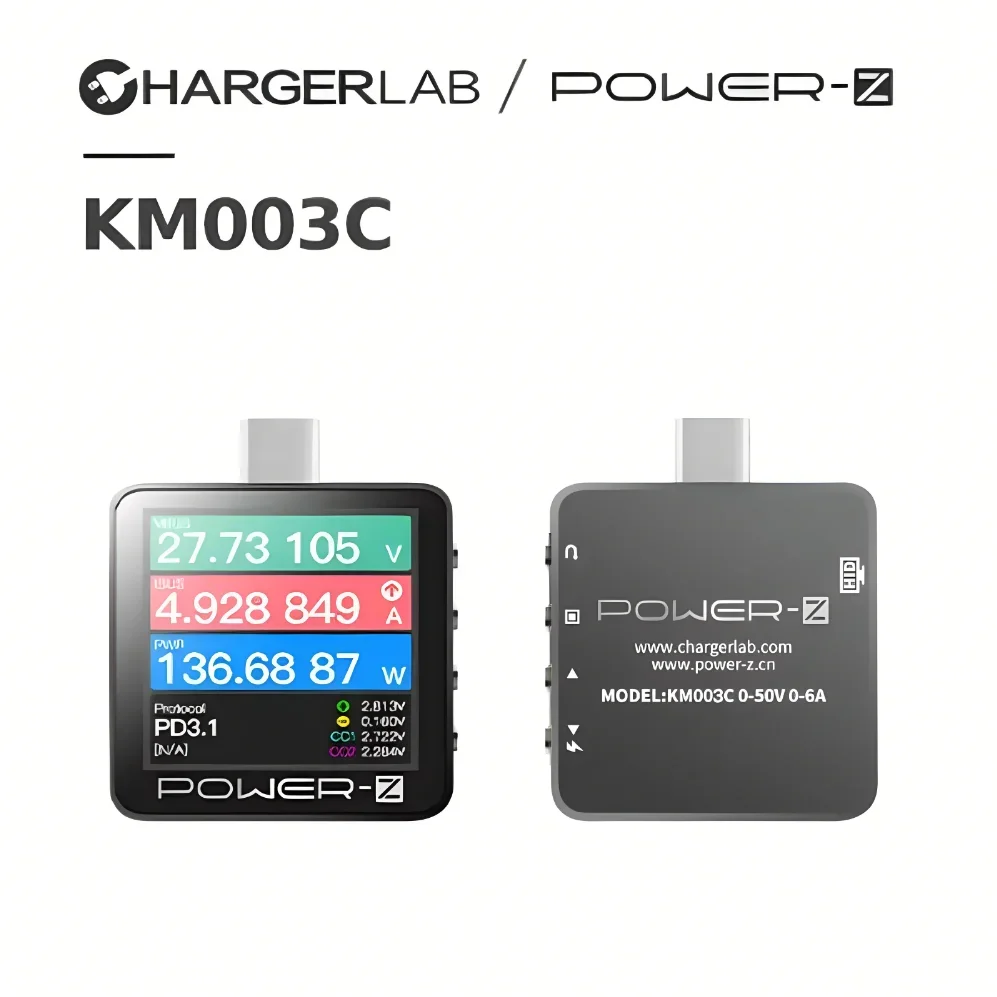 

DIYPHONE POWER-Z KM003C USB-C тестер для зарядных устройств