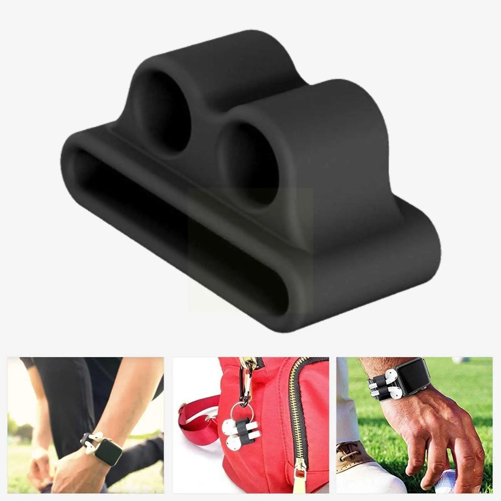 

Силиконовая подставка для наушников с защитой от потери для 1 2 3 Pro Watch Band, держатель для наушников с зажимом, аксессуары для наушников N8g3