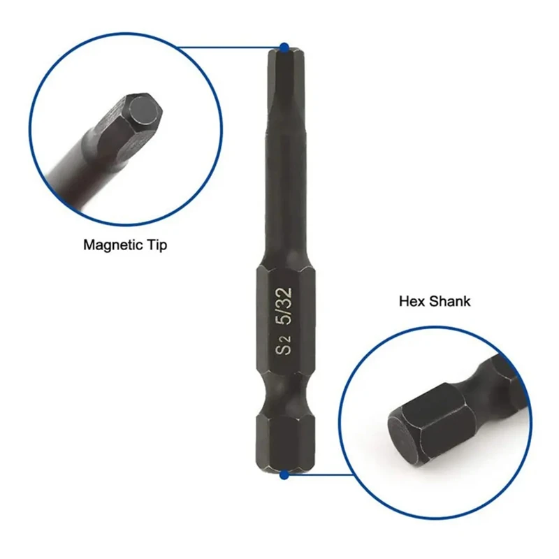 Набор Сверл Из 10 Предметов С Магнитным Наконечником Шестигранный Ключ Хвостовик