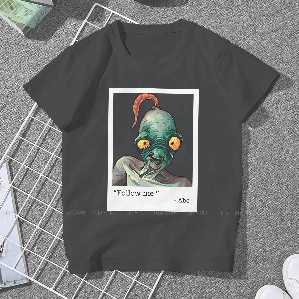 Футболка Abe Follow Me для девочек игровые футболки OddWorld стильная женская футболка 4XL