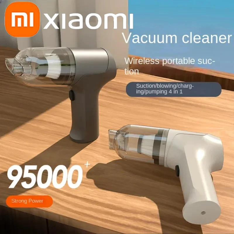 

Автомобильный мини-пылесос Xiaomi 95000Pa, беспроводной ручной автомобильный пылесос, Мощное всасывание, автомобильные аксессуары