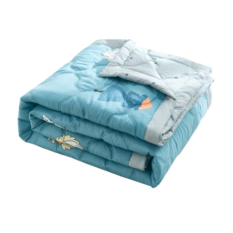 

Summer Air Conditioner Cartoon Pattern Skin-friendly Breathing Fabric Ultrasonic Water Wash Cotton