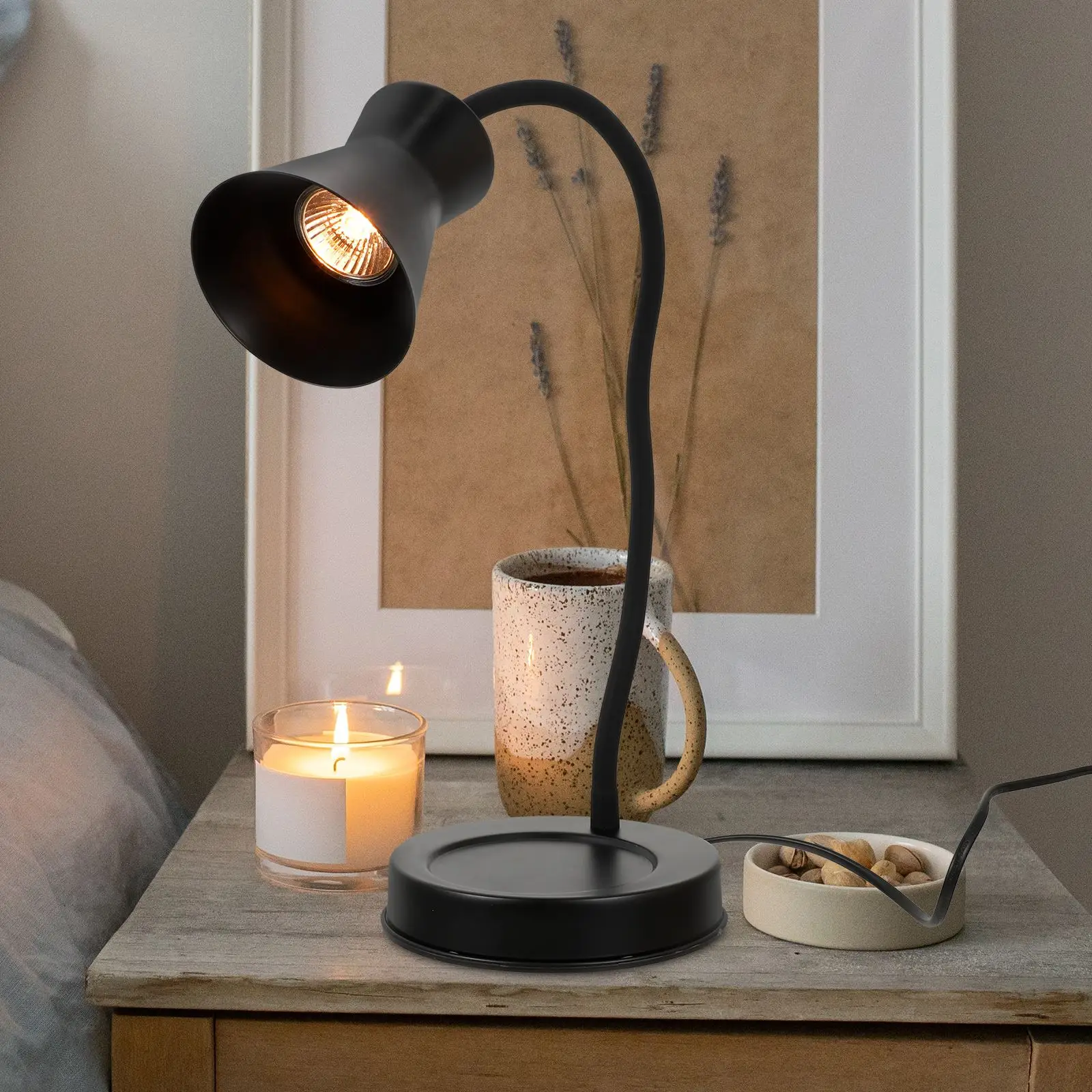 

1 комплект, обогреватель, воск, плавильная лампа, обогреватель свечи, лампа для дома, лампа для ароматерапии, настольная лампа для спальни, фотолампа (вилка стандарта США)