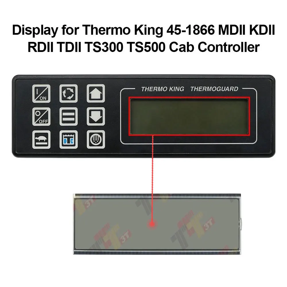Фото Дисплей для контроллеров кабины Thermo King 45-1866, 45-1626, 451866, 451626 MDII KDII RDII TDII TS500 TS300 №1